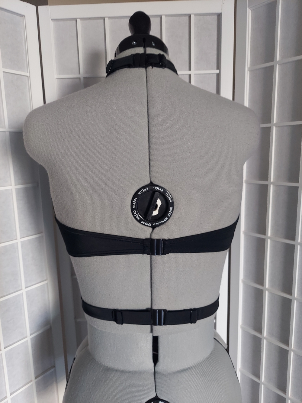 Killstar Black Halter Cutout Bikini Top with Pentagram Accent - Picture 3 of 5